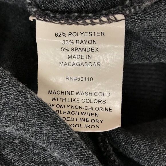 Womens Vintage Y2K Gray Casual Indie Minimal Coquette Short Sleeve Mini Dress /S - Picture 7 of 7